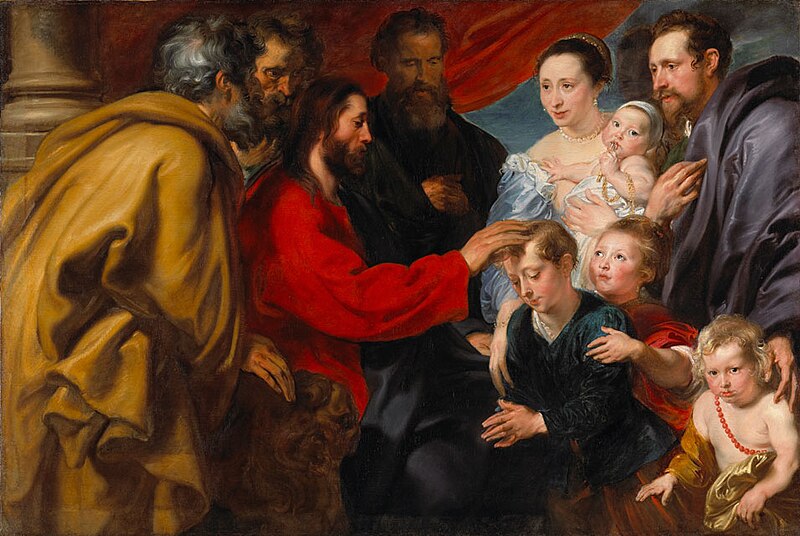 File:Anthony van Dyck - Suffer Little Children to Come Unto Me, c. 1618â20.jpg