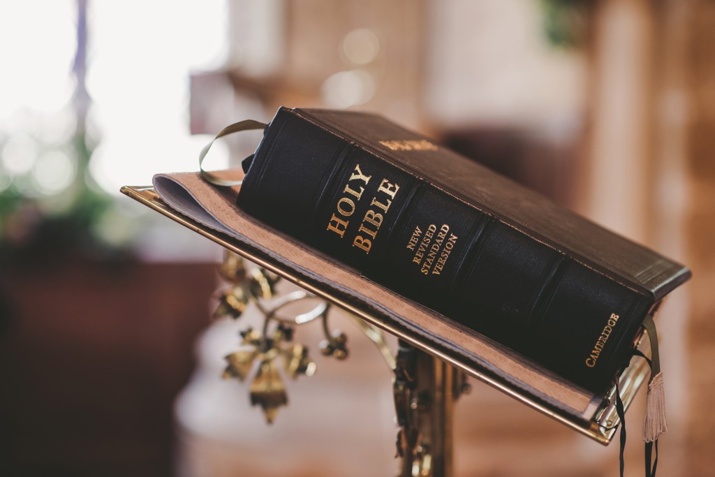 Bible on a Stand