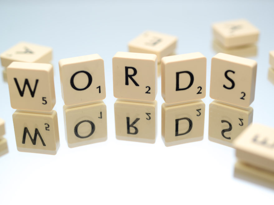 words spelled while playing scrabble