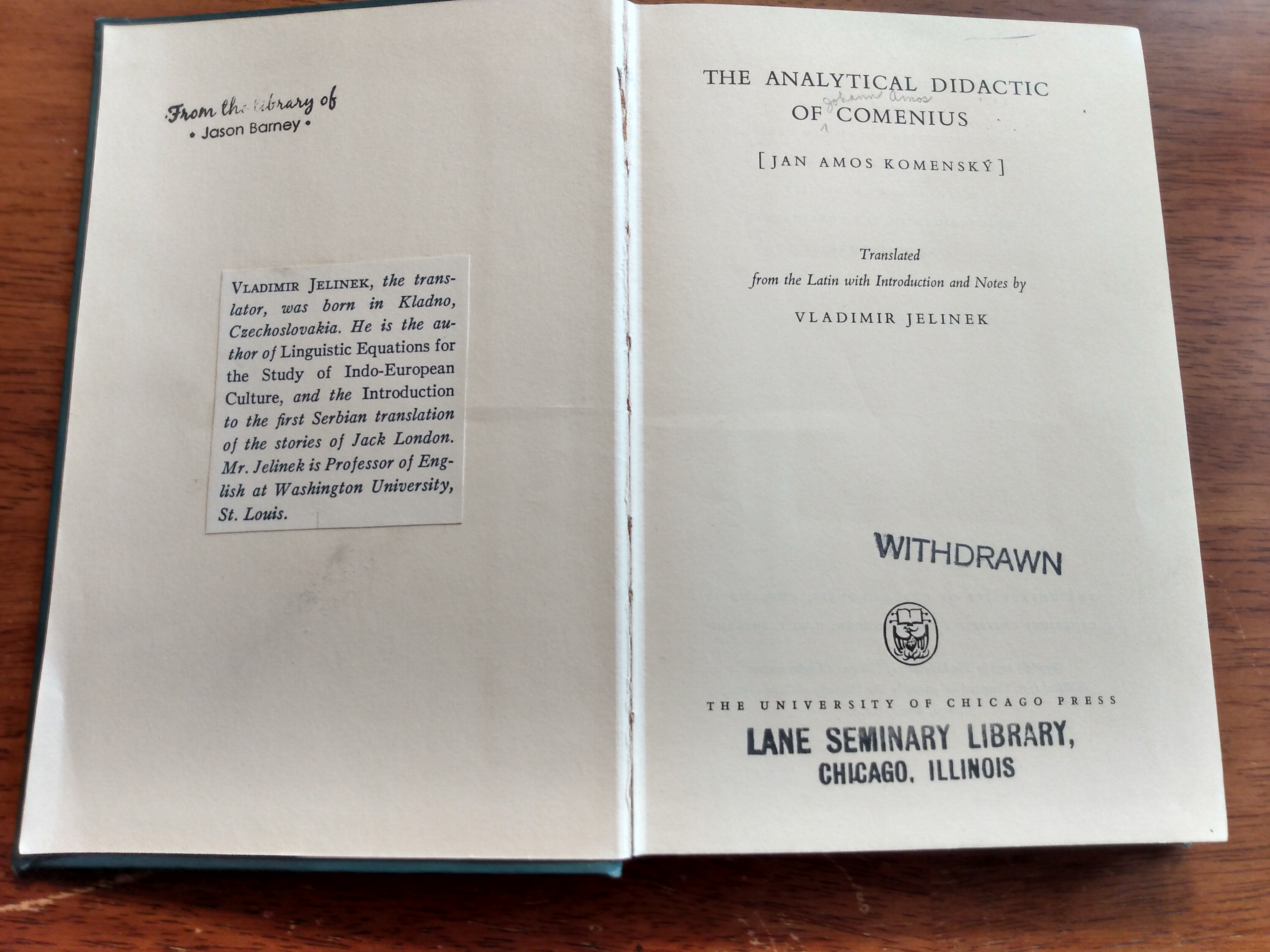 Expanding Narration’s History with Comenius: Narration’s Rebirth, Stage 2 – The Analytical Didactic