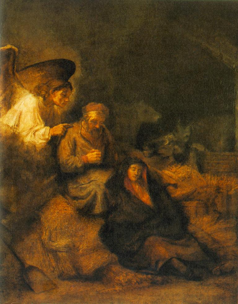 Rembrandt, The Dream of St Joseph (1650-1655) oil on canvas